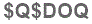 The text to enter in the texbox below is: $Q$DOQ
