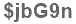 The text to enter in the texbox below is: $jbG9n