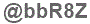 The text to enter in the texbox below is: @bbR8Z