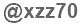 The text to enter in the texbox below is: @xzz70