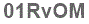 The text to enter in the texbox below is: 01RvOM