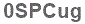 The text to enter in the texbox below is: 0SPCug