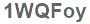 The text to enter in the texbox below is: 1WQFoy