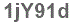 The text to enter in the texbox below is: 1jY91d