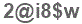 The text to enter in the texbox below is: 2@i8$w