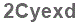 The text to enter in the texbox below is: 2Cyexd