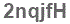 The text to enter in the texbox below is: 2nqjfH