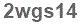 The text to enter in the texbox below is: 2wgs14