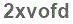 The text to enter in the texbox below is: 2xvofd