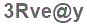 The text to enter in the texbox below is: 3Rve@y