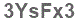 The text to enter in the texbox below is: 3YsFx3