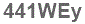 The text to enter in the texbox below is: 441WEy