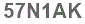 The text to enter in the texbox below is: 57N1AK