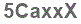 The text to enter in the texbox below is: 5CaxxX
