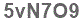The text to enter in the texbox below is: 5vN7O9