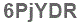 The text to enter in the texbox below is: 6PjYDR
