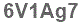 The text to enter in the texbox below is: 6V1Ag7