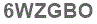 The text to enter in the texbox below is: 6WZGBO