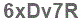 The text to enter in the texbox below is: 6xDv7R