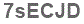 The text to enter in the texbox below is: 7sECJD