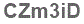 The text to enter in the texbox below is: CZm3iD