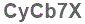 The text to enter in the texbox below is: CyCb7X