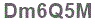 The text to enter in the texbox below is: Dm6Q5M