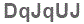 The text to enter in the texbox below is: DqJqUJ