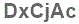 The text to enter in the texbox below is: DxCjAc