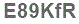 The text to enter in the texbox below is: E89KfR