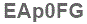 The text to enter in the texbox below is: EAp0FG