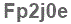 The text to enter in the texbox below is: Fp2j0e