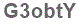 The text to enter in the texbox below is: G3obtY