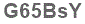 The text to enter in the texbox below is: G65BsY