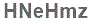 The text to enter in the texbox below is: HNeHmz