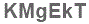 The text to enter in the texbox below is: KMgEkT