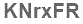 The text to enter in the texbox below is: KNrxFR