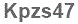The text to enter in the texbox below is: Kpzs47