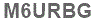 The text to enter in the texbox below is: M6URBG