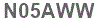 The text to enter in the texbox below is: N05AWW