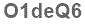 The text to enter in the texbox below is: O1deQ6