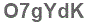 The text to enter in the texbox below is: O7gYdK