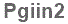 The text to enter in the texbox below is: Pgiin2