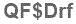 The text to enter in the texbox below is: QF$Drf