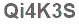 The text to enter in the texbox below is: Qi4K3S