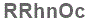 The text to enter in the texbox below is: RRhnOc