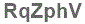 The text to enter in the texbox below is: RqZphV