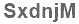 The text to enter in the texbox below is: SxdnjM
