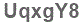 The text to enter in the texbox below is: UqxgY8