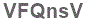The text to enter in the texbox below is: VFQnsV